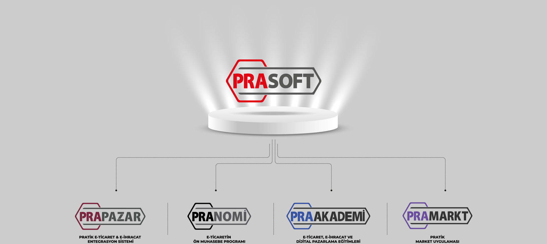 PraSoft Yazılım Markaları